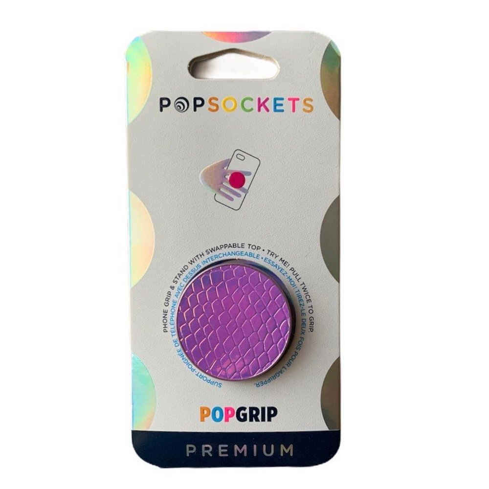 PopSockets – Iridescent Snake Gold Pink